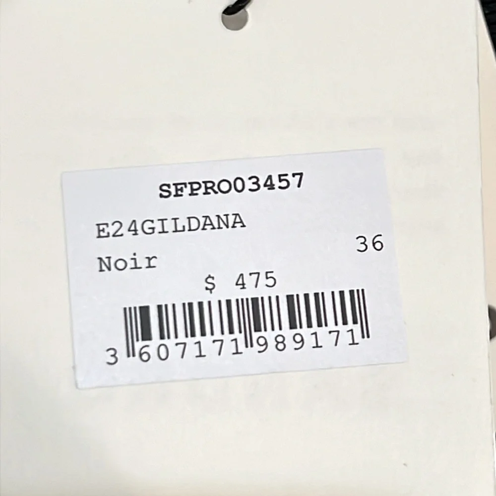 NWT Sandro Gildana Faux Pearl Fringe Cutout Knit Maxi Dress—No Flaws - Picture 9 of 9